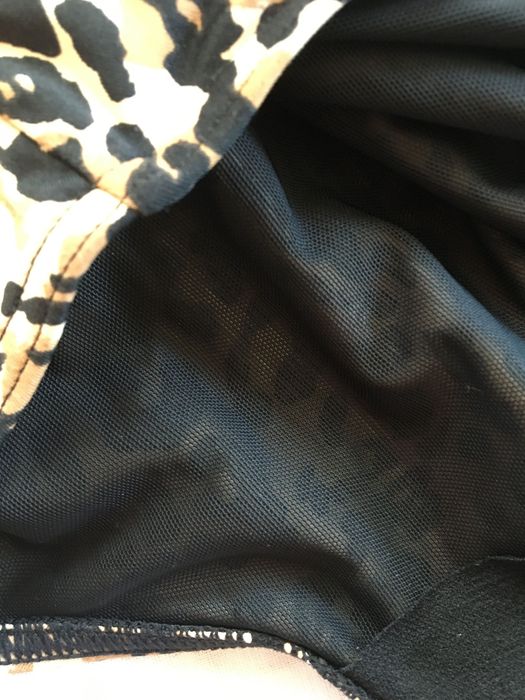 H&M XS, kostium kąpielowy w cętki, jednoczęściowy, 160-165 cm