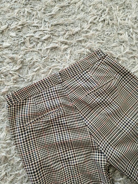Spodnie w kratę kratkę pepitkę eleganckie tailoring Medicine
