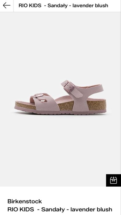Birkenstock RIO Kids różowe sandały 29