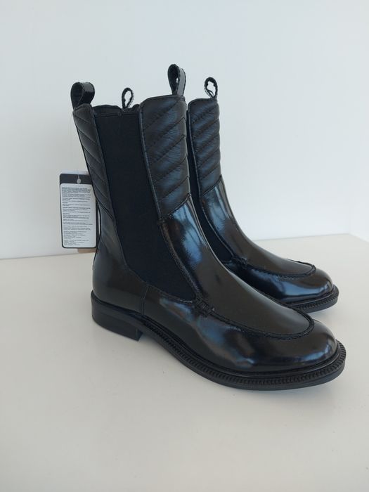 Buty botki skórzane Sergio Bardi w rozmiarze 38 Nowe