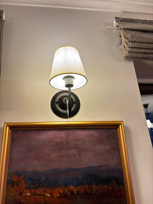 Komplet lamp wiszących i kinkietów