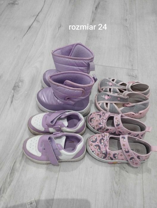 Sprzedam buty dla dziewczynki od rozmiaru 21 do 27