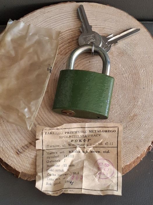 Z PRL U kłódka z 1984r