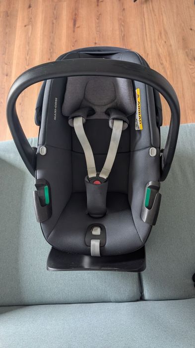 Ovo/Cadeira auto Maxi-Cosi Pebble 360 + base FamilyFix 360 com ISOFIX