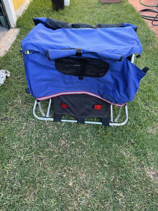 Atrelado de transporte de crianças para bicicleta