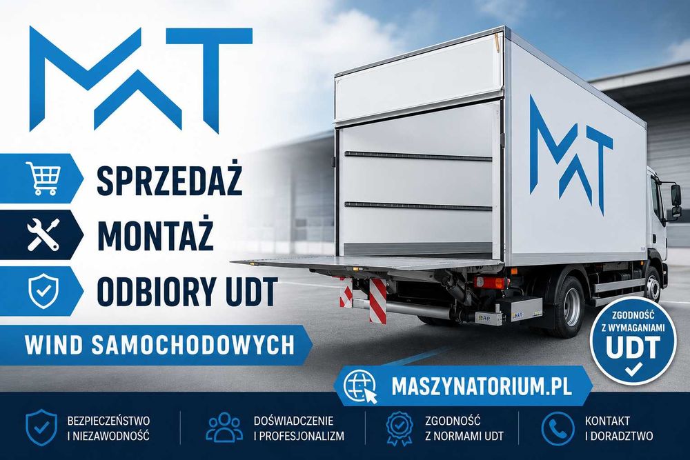 Windy Samochodowe, Burt załadowcze, sprzedaż, montaż, UDT