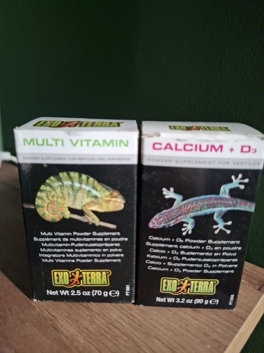 Suplementy dla gekona/agamy itp