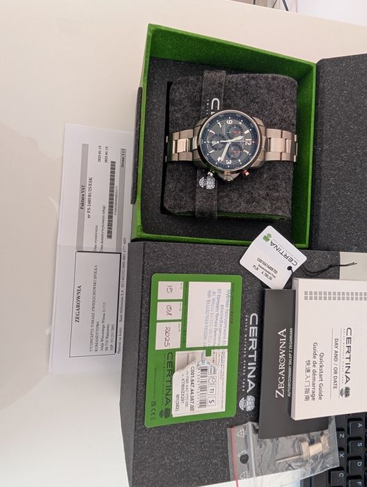 Zegarek Certina DS Podium Big Chrono Titanium 44mm FullSet