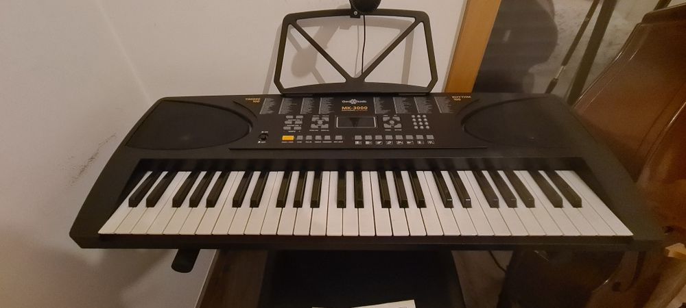 Set MK-3000 Teclado Portátil com Teclas Iluminadas