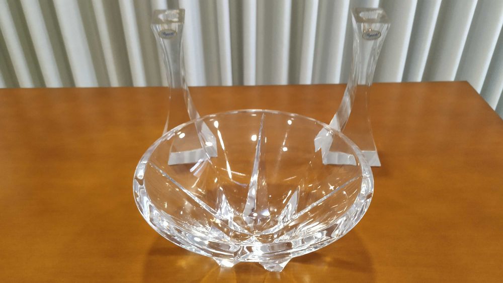 Peças de decoração em Cristal