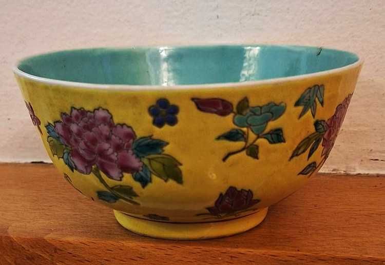 Tigela de arroz em porcelana chinesa Jingdezhen