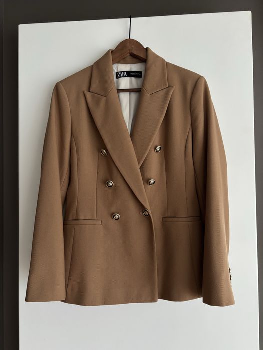 Zara żakiet camel M