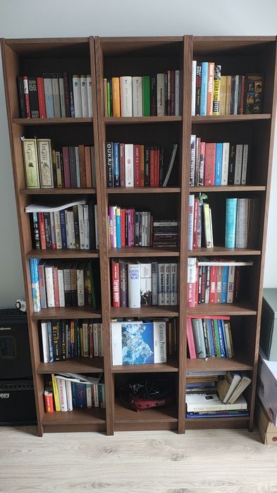 Regał Billy Ikea ciemny brąz 120x28x237