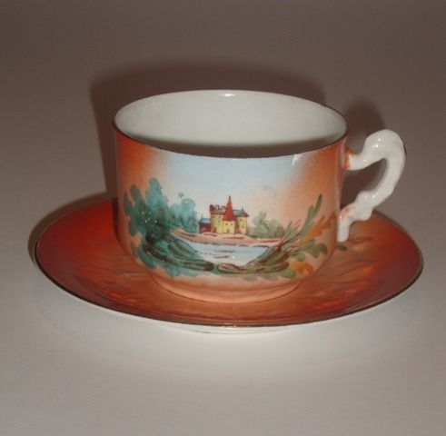 Serviço de chá, em porcelana da Vista Alegre