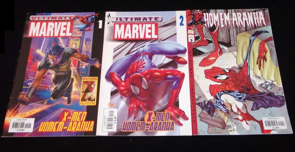 Livros BD Ultimate Marvel X-men Homem-Aranha
