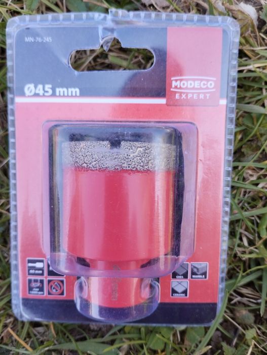 MODECO Otwornica diamentowa 45MM M14 MAX 12000OBR/MIN płytki kamień marmur