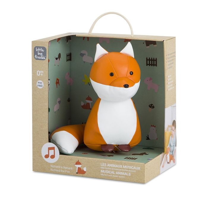 Lis Richard - przytulanka i pozytywka