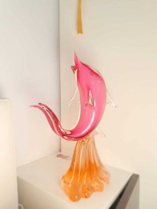 Golfinho em Vidro Murano