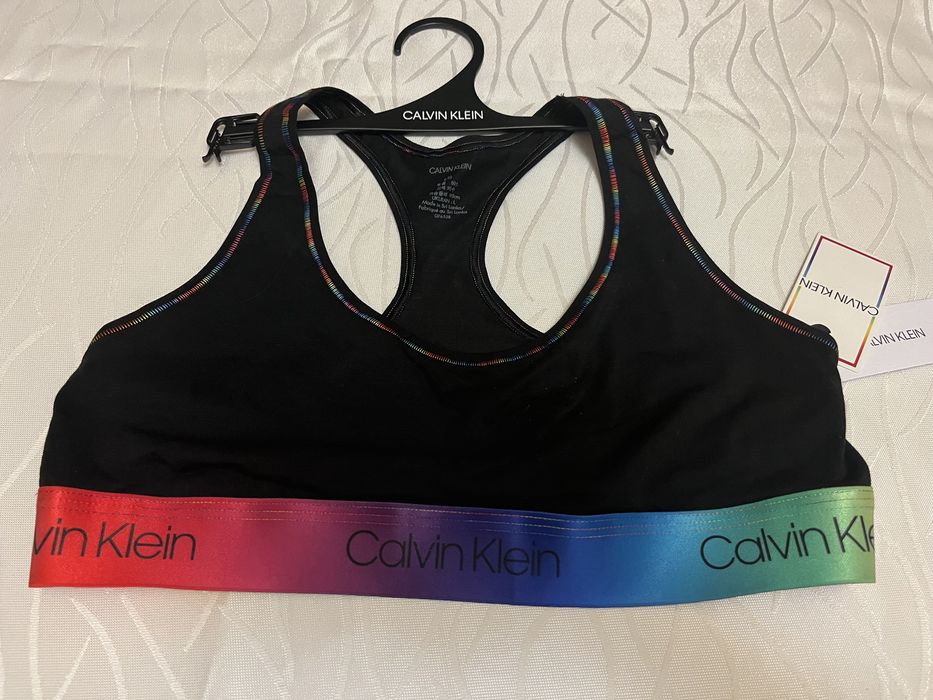 NOWY oryginalny stanik sportowy Calvin Klein biustonosz CK L