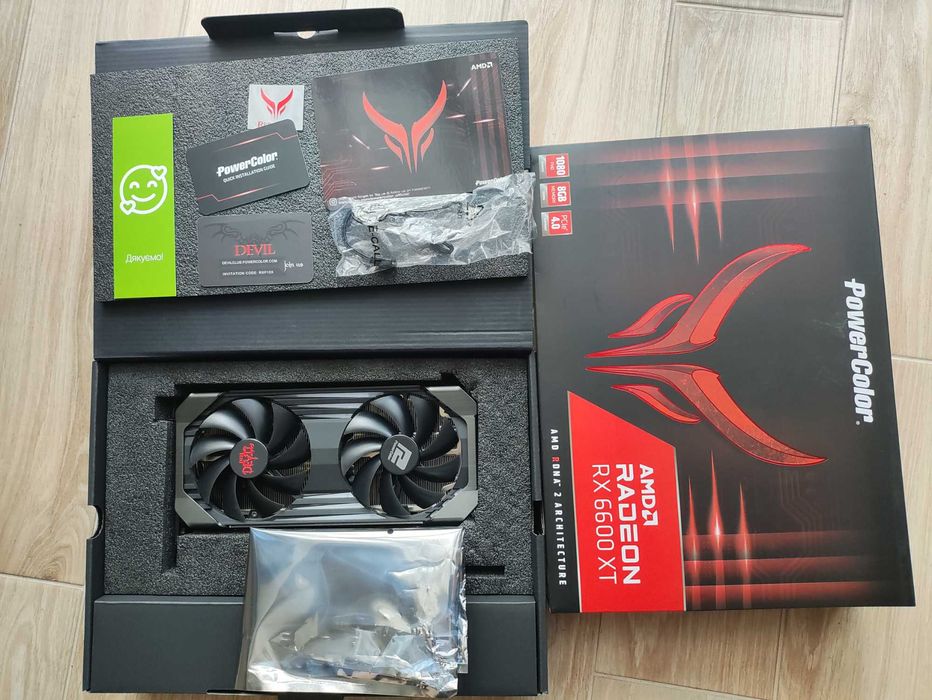 PowerColor Radeon RX 6600 XT Red Devil на гарантії