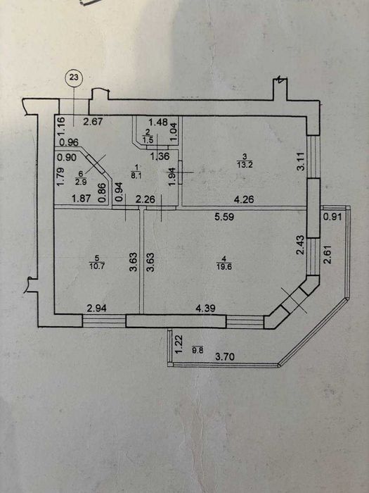 Двокімнатна квартира з ремонтом + кладова 7м2. Держ. програми_M