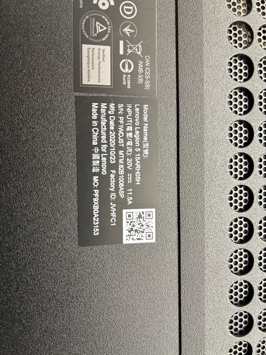 Portatil gaming Lenovo Legion 5