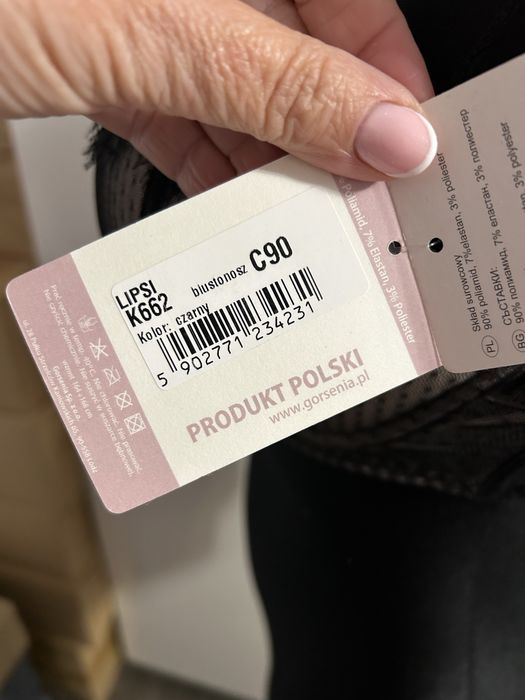 Biustonosz Lipsi Gorsenia rozm 90 c nowy