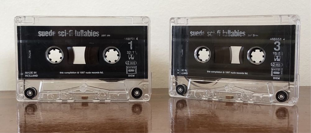 UNIKAT! Oryginalny album SUEDE Sci-Fi Lullabies 2x kaseta magnetofon !