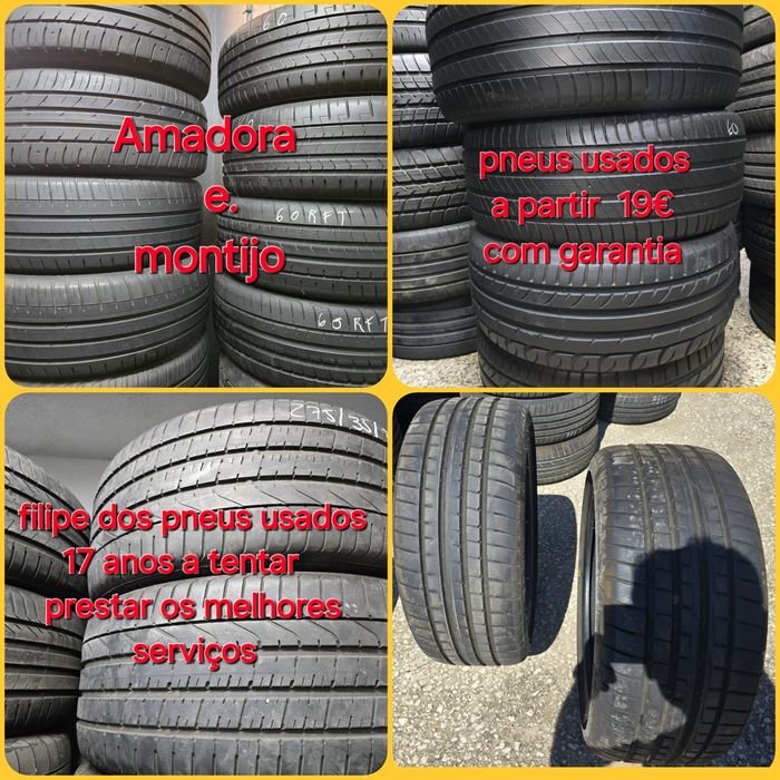 Pneus usados, ocasião seminovos amadora, montijo