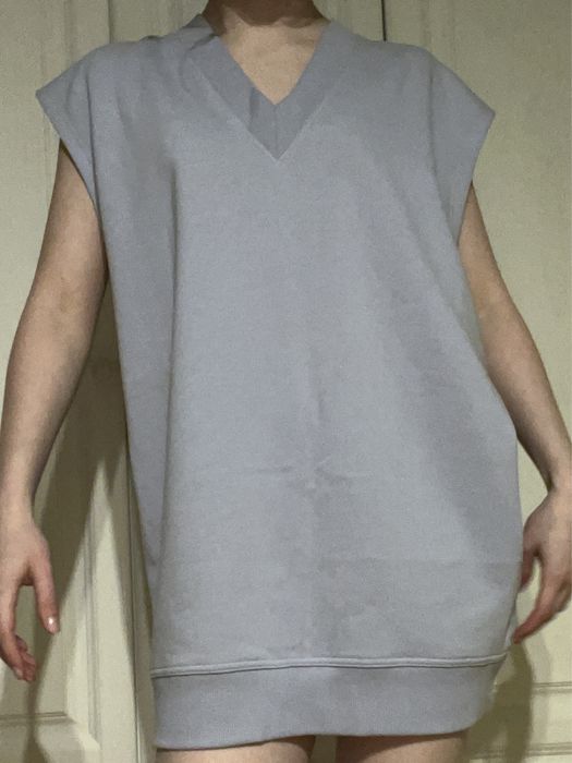 Сукня-жилетка ZARA джинсового кольору