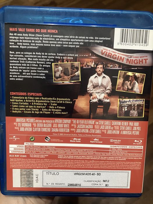 “Virgem aos 40 anos” [blu-ray]