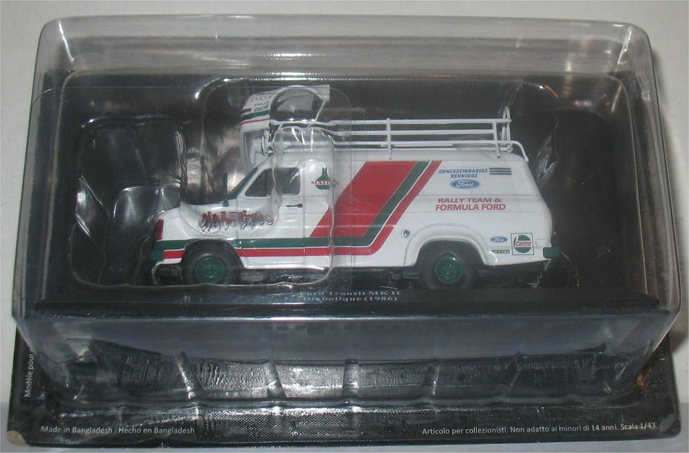Altaya/Ixo-Ford Transit MKII-Carrinha Assistência Team Diabolique-1986