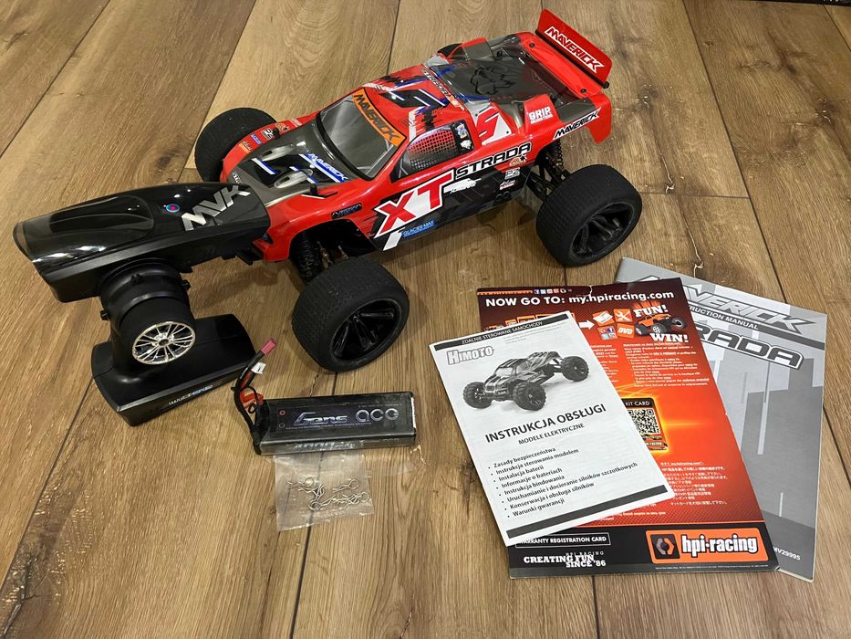 Szybkie auto terenowe MAVERICK Strada RED XT