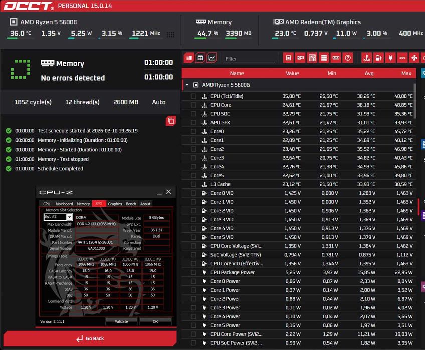 Yimeng 8GB DDR4 2133MHz CL15