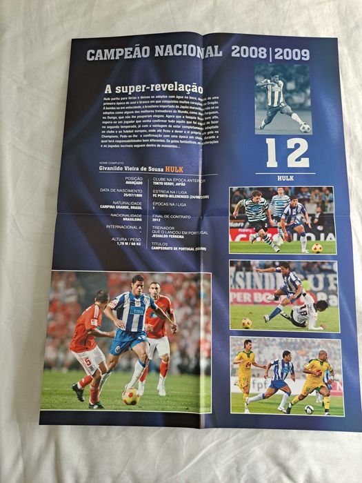 4 Posters Jogadores FC Porto - Campeões Nacionais 2008/2009 - O Jogo