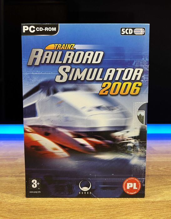Trainz Railroad Simulator 2006 (PC PL 2005) BOX polskie wydanie