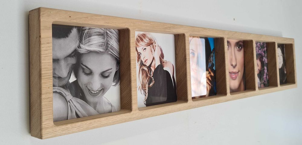 Multirama na 6 zdjęć drewno - DĄB NATURALNY