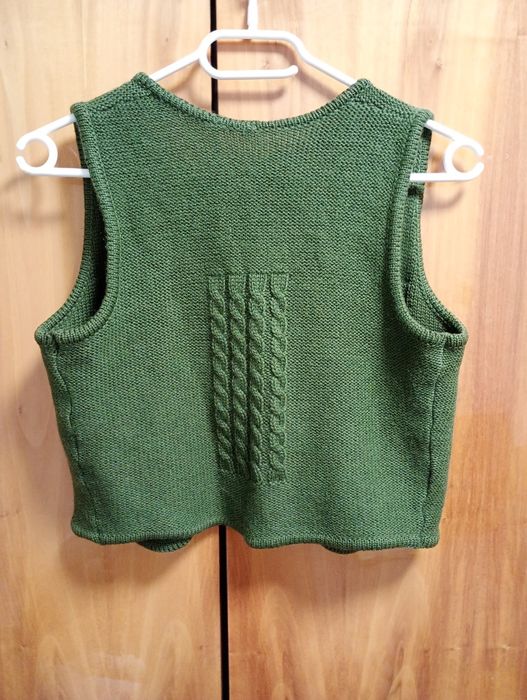 Kamizelka zielona S 36