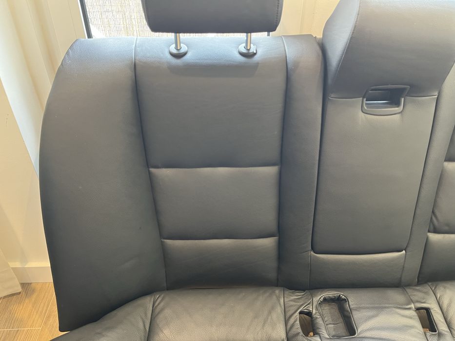 Jogo de Bancos em Pele Preto BMW E60