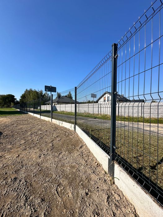 Ogrodzenie Panelowe 3D ogrodzenia Panele KOMPLET Transport