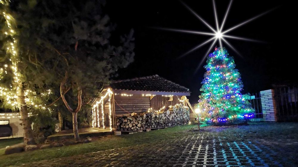 Grzana bania/jacuzzi, wiata z ogniskiem, grillem, wyżywienie.