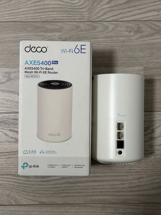 TP-Link Deco XE75 Pro 2-pack Mesh Wi-Fi 6E AXE5400