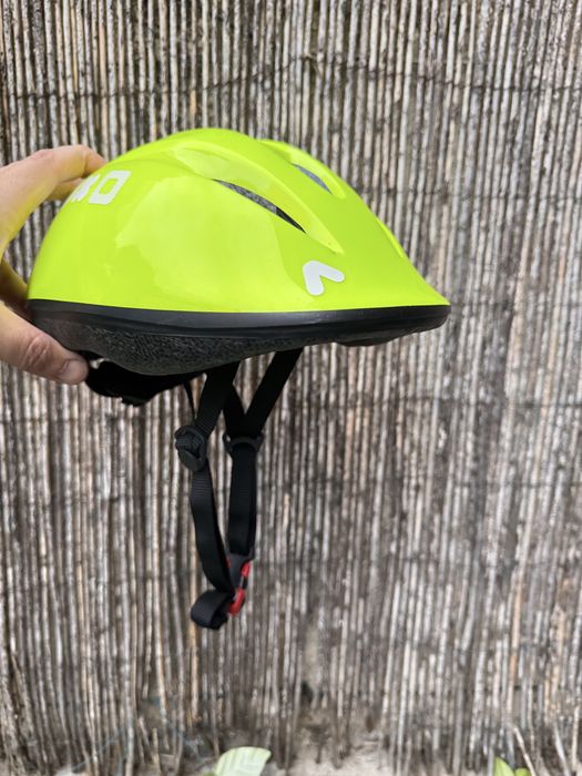 Capacete de Criança BTiwn / Decathlon (47-53 cm) - Amarelo Néon - Excelente