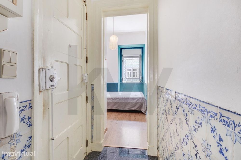 Apartamento T2+1 com elevado potencial de renovação no Centro de Lisbo