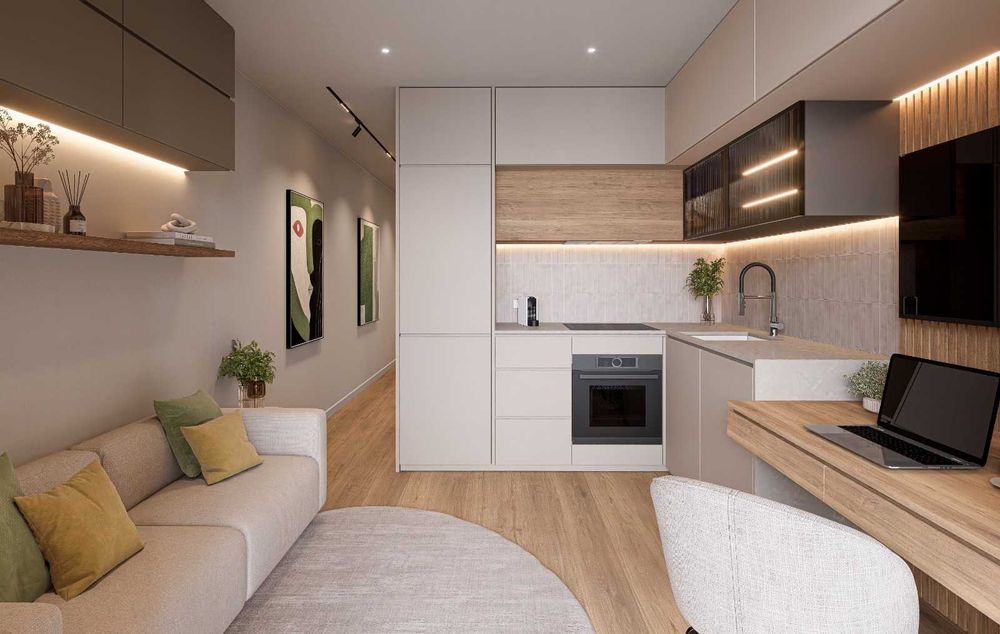 Apartamentos T1 - Novo - Parceiros - Leiria
