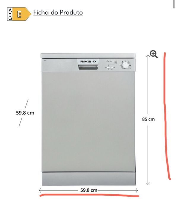 MÁQUINA LAVAR LOUÇA PRINCESS INOX- com garantia