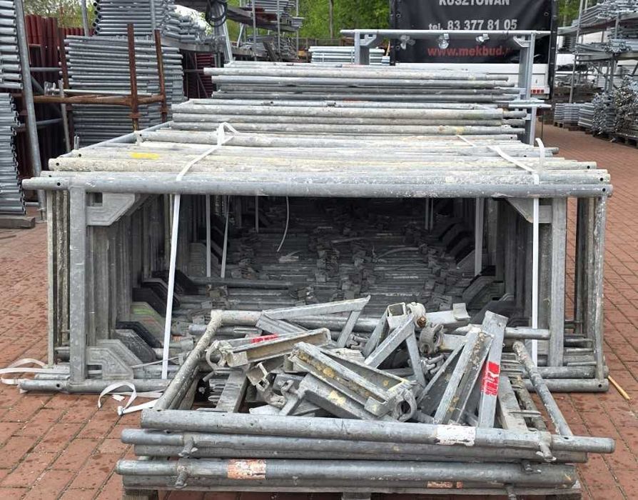 Rusztowanie używane elewacyjne system Bauman oryginał wszystkie elenenty solidne jak kiedyś