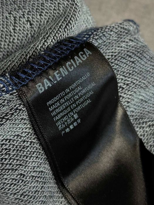 S,M,L,XL |  Шорти Balenciaga Political Campaign Washed Blue Shorts.
