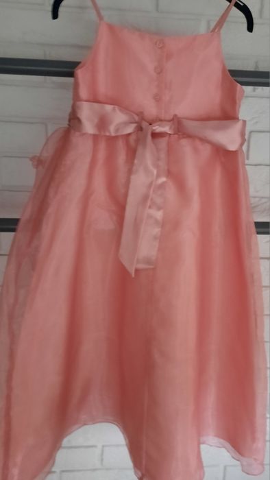 Różowa sukienka karnawałowa rozmiar 134/140