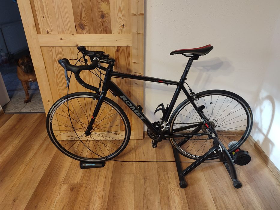 Rower szosowy Romet huragan 1 ,rama 52 + trenażer.